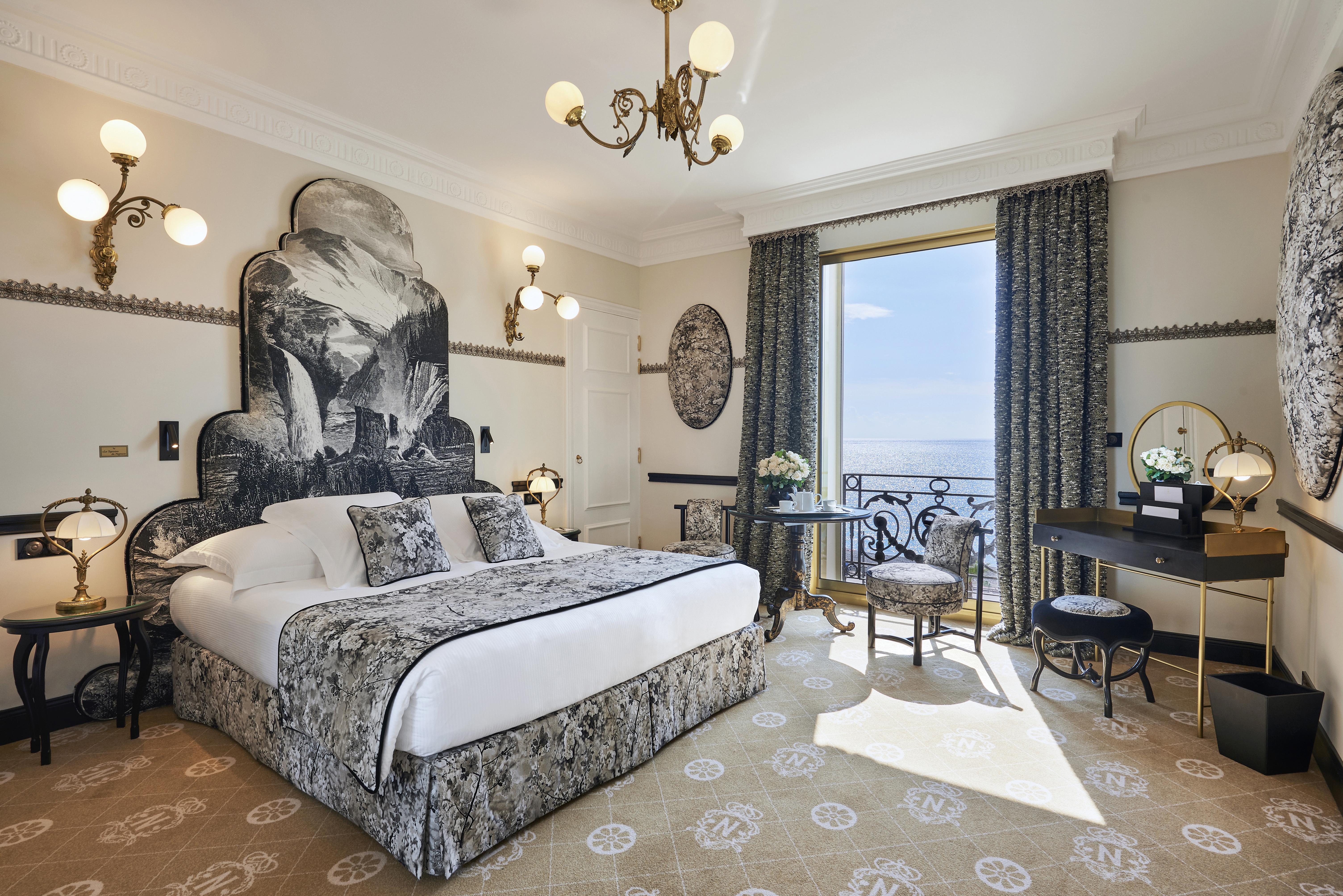 Hotel Le Negresco Nizza Esterno foto A room at the Hotel de Paris