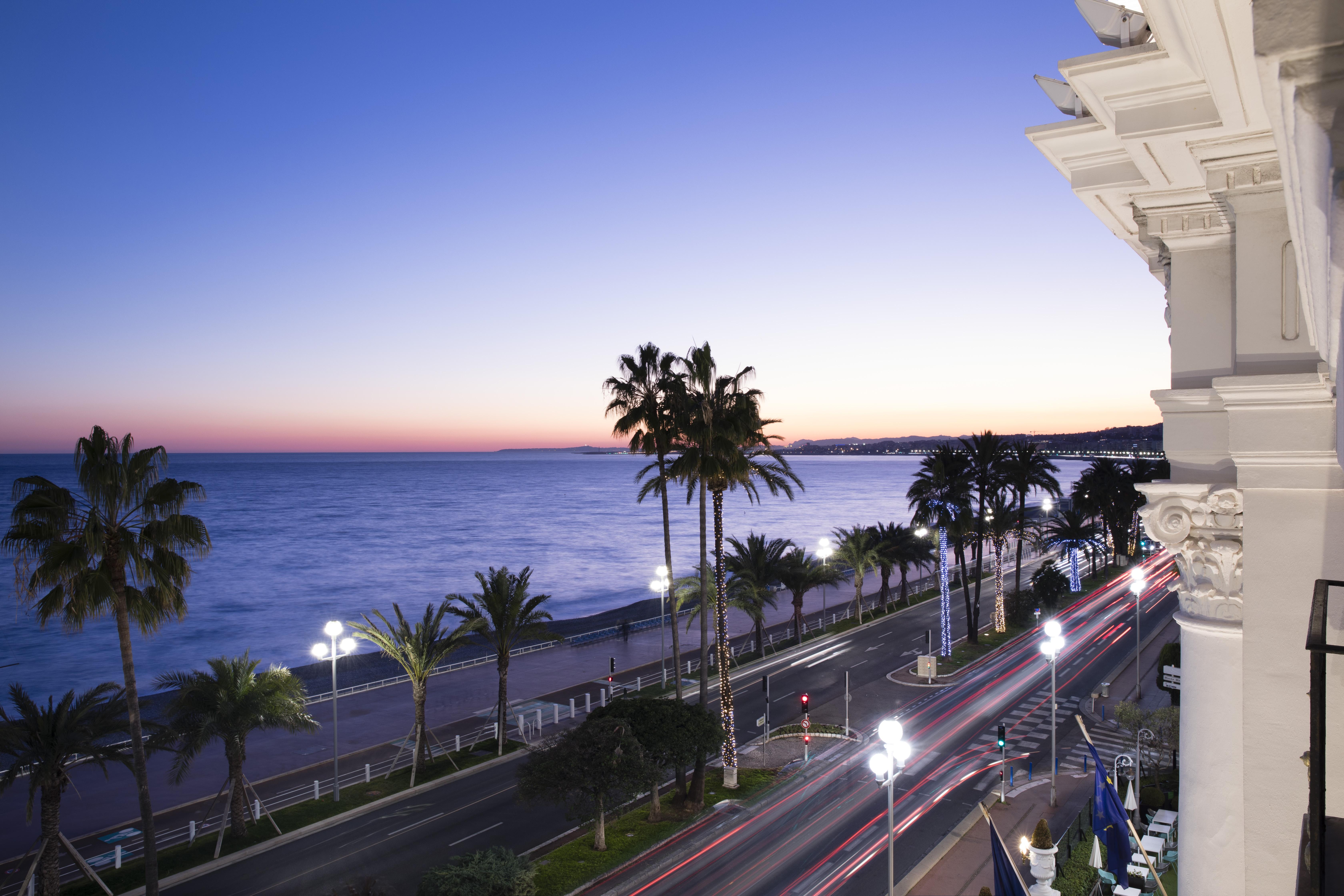 Hotel Le Negresco Nizza Esterno foto The Promenade des Anglais in Nice